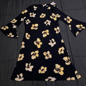 Floral Bell Sleeve Dress